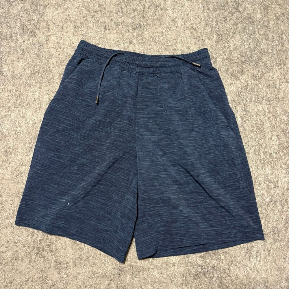 Lululemon Mens Pace Breaker Shorts Size 28 XS Extra Small Blue Heathered Run Gym